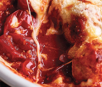 Boulettes d’agneau gratinées à la mozzarella et au pecorino - http://www.agneausibon.fr