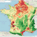 Une carte interactive sur la fréquence des traitements pesticides en France